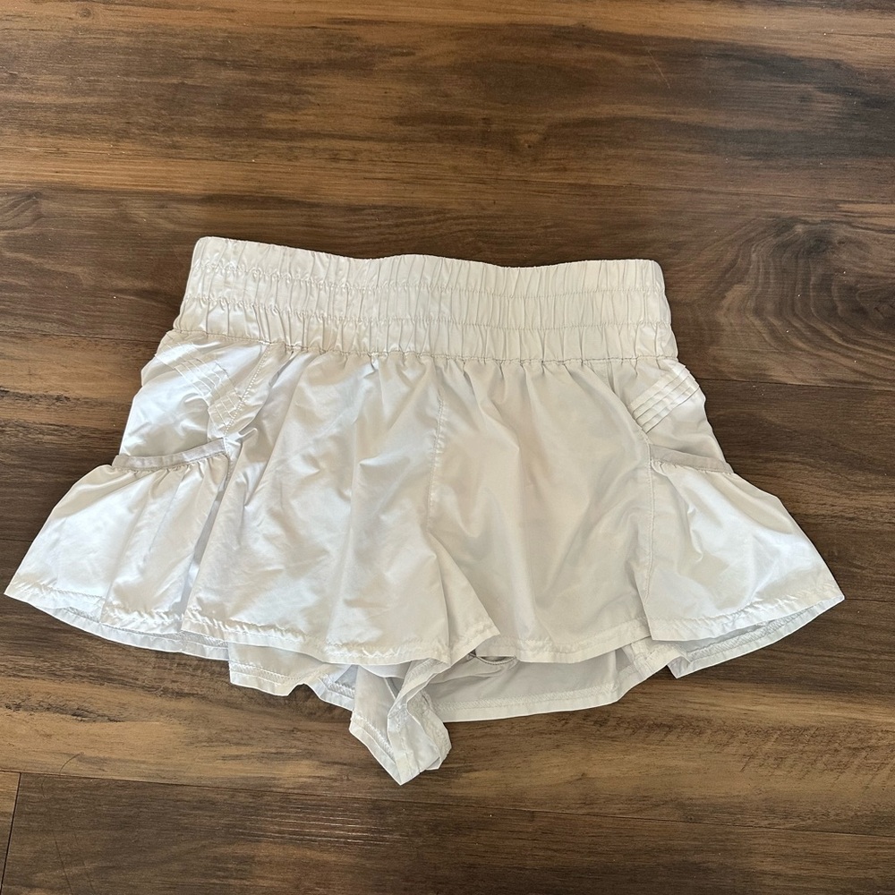 Free People Movement Get Your Flirt On Shorts White